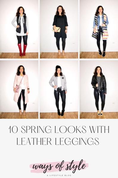 Top 10 leather leggings with boots ideas and inspiration