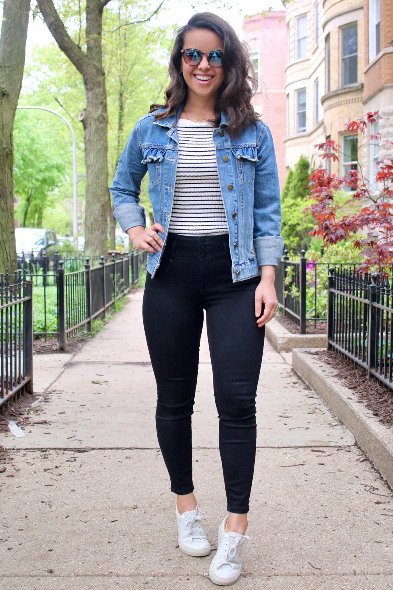 70+ Classic Outfits With A Jean Jacket | Ways Of Style