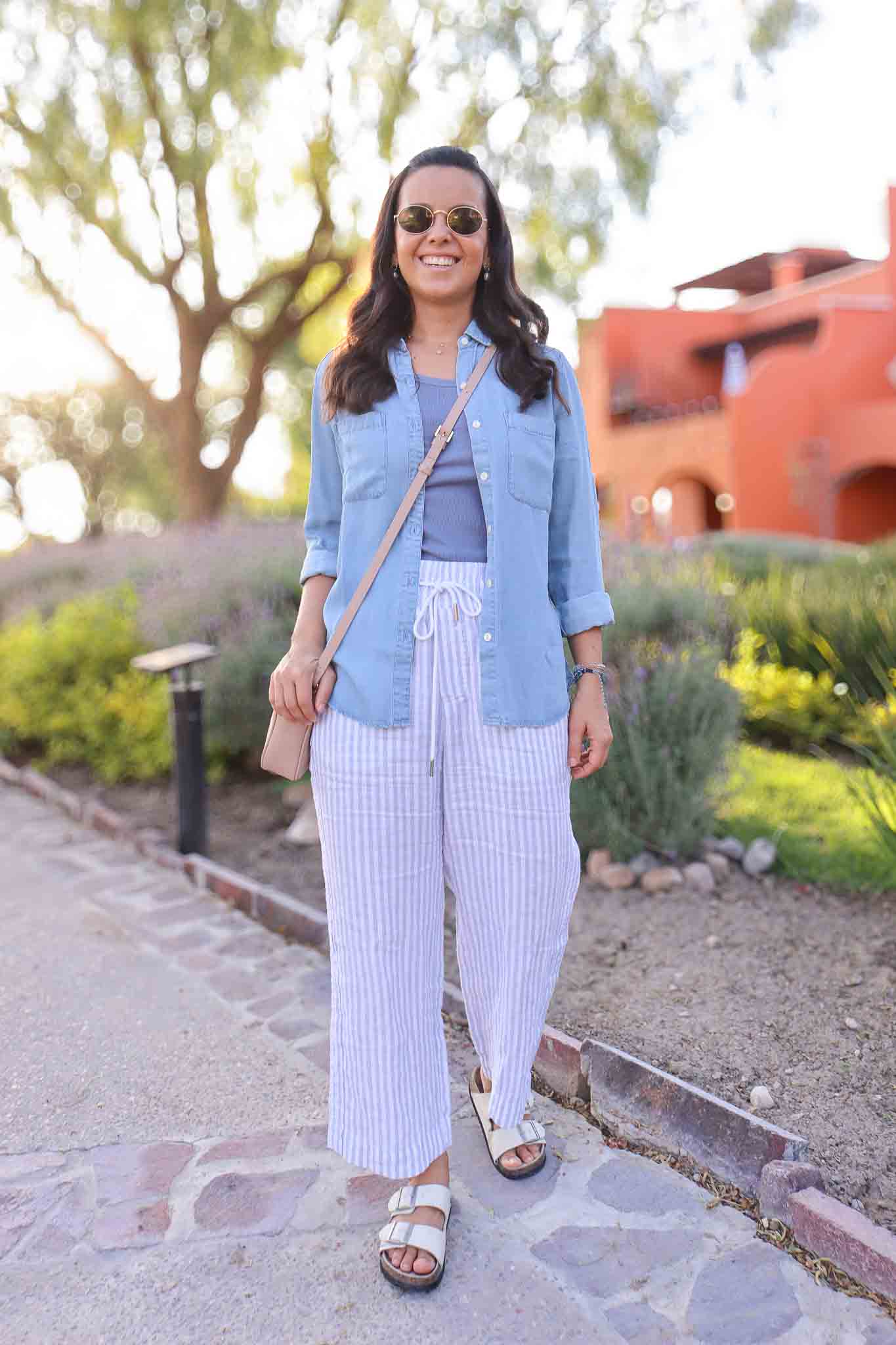12 Stylish Striped Linen Pants Outfit Ideas for Summer 2026!