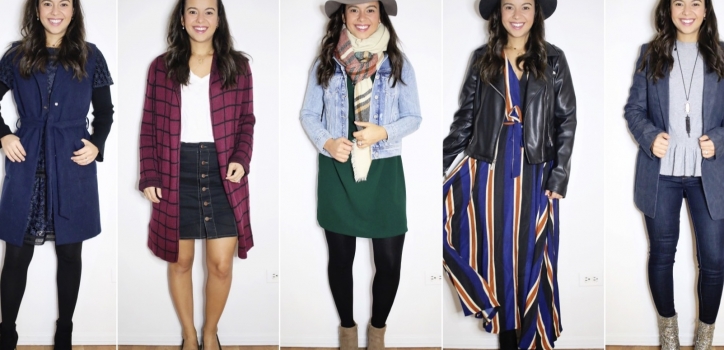Weekly looks – 5 pieces, 10 looks with basic pieces to recreate Weekly looks – 5 pieces, 10 looks with basic pieces to recreate