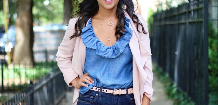 3 ways to style a chambray top for Fall 3 ways to style a chambray top for Fall